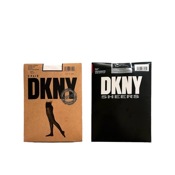 9 Pairs Donna Karen Control Top Hosiery Size Medium - Picture 8 of 10